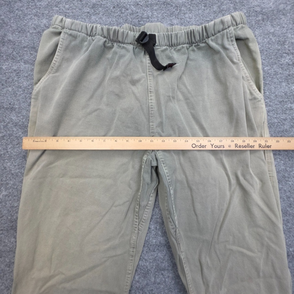 Vintage Gramicci Belted Pants Women's XL 18-20 Beige Green Faded Made USA - Picture 14 of 16